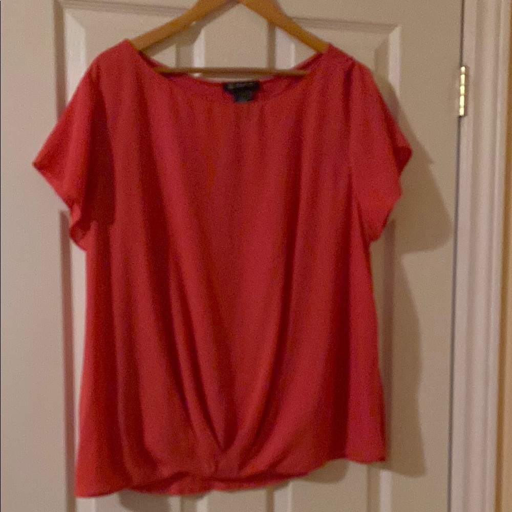 INC coral Blouse